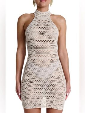 knee length dresses for ladies EMBELLISHED SHEER LACE DRESS